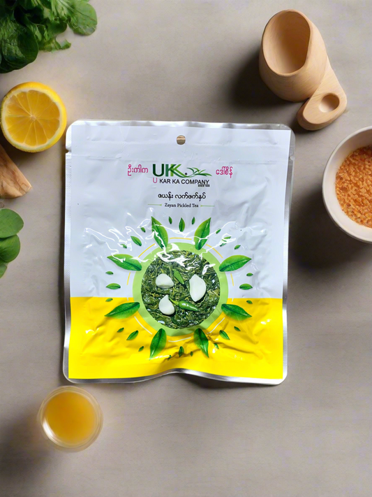 ဦးကါက ဇယန်းလက်ဖက် အချို (80g)
