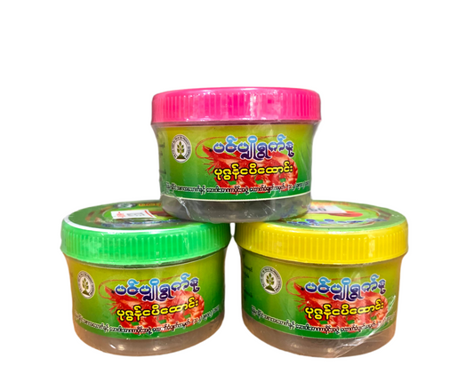 ပင်ပျိုရွက်နု ပုဇွန်ငပိထောင်း (50g)