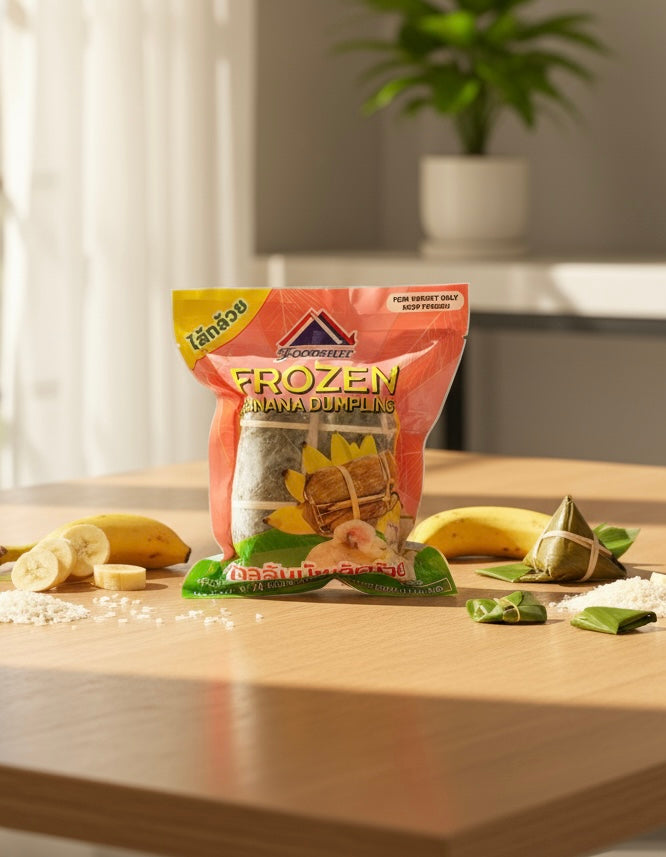 ငှက်ပျောကောက်ညှင်းထုပ် Frozen Banana Dumpling