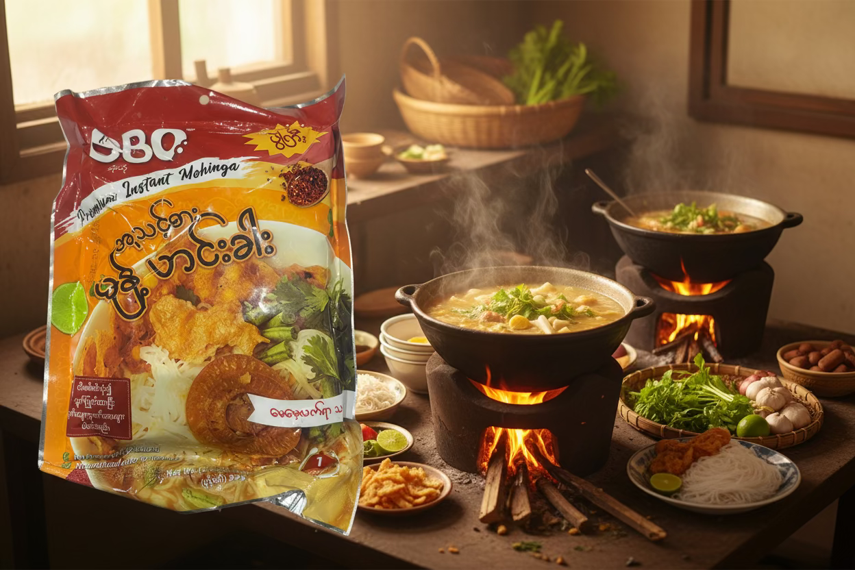 OBO အသင့်စားမုန့်ဟင်းခါး (တစ်ပွဲစာ) ပွဲကြီး