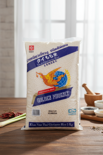 Thai Glutinous Rice フェニックス タイもち米 (5kg)