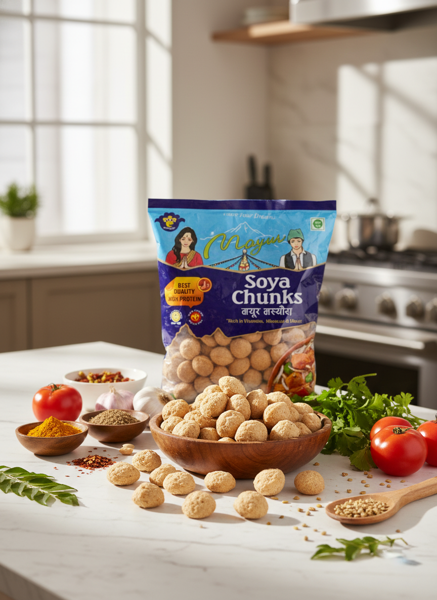 အသားတု (မြန်မာ) Soya Chunks 200g