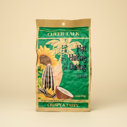 Cheer Talk နေကြာစေ့ (Coconut Flavor) 260g (စိမ်းရင့်)