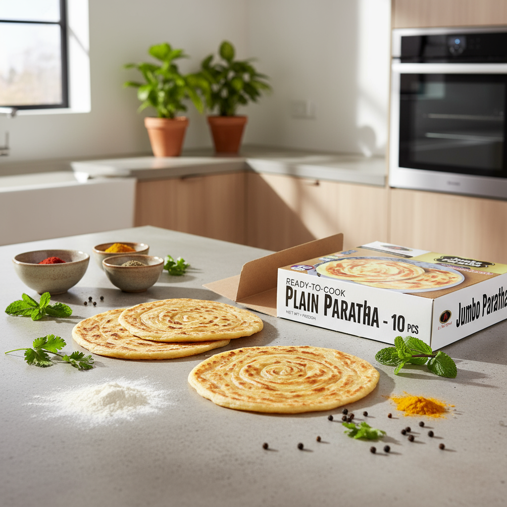 AlMani Jumbo Paratha ပလာတာ (10pcs)