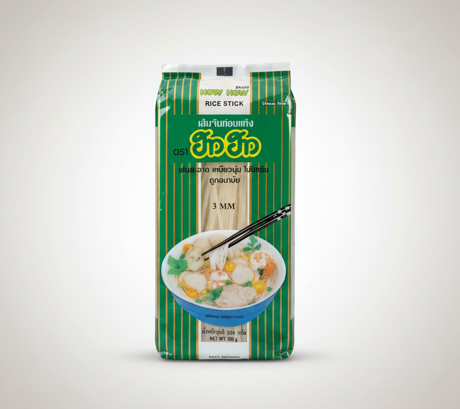 HOW HOW Rice Stick (3mm) အစိမ်းရောင် – LION MART