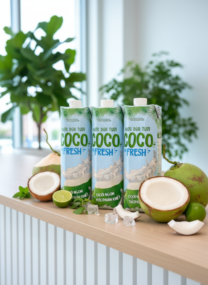 CocoFresh Coconut Water ココナッツウォーター (1000ml)