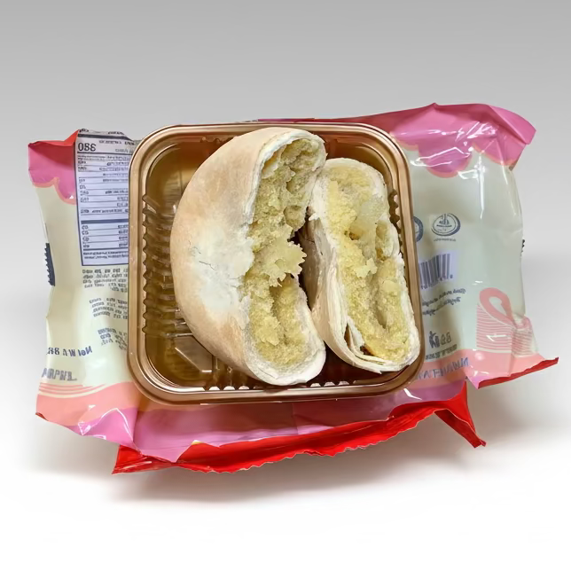 Banh Pia Chay Durian Cake (အနီ)