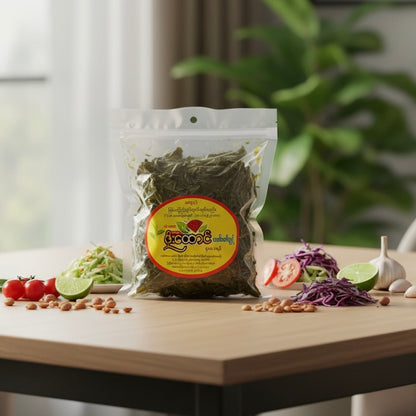 ဖိုးထောင် လက်ဖက်ညွန့် (400g) လက်ဖက်အစိမ်း