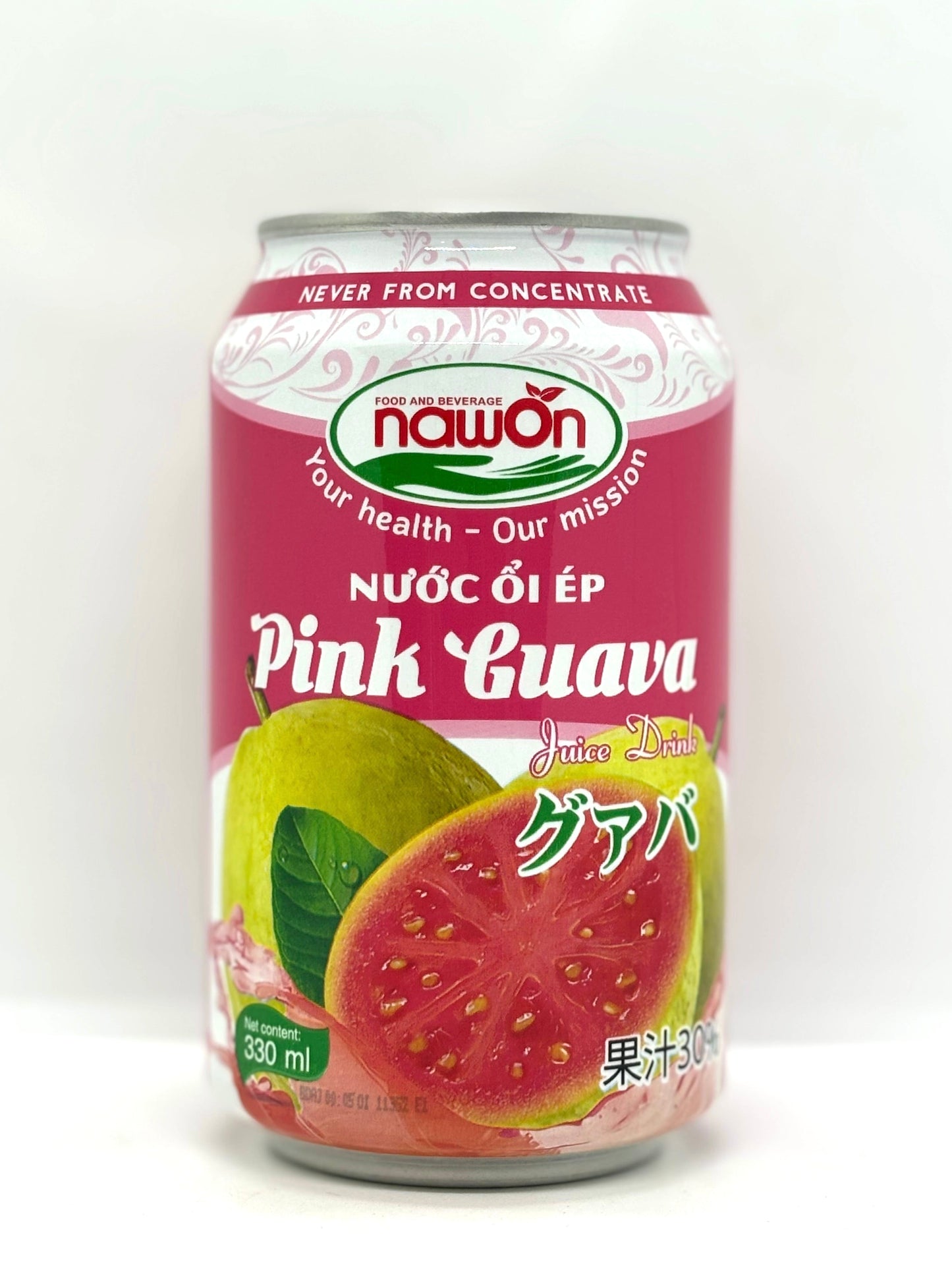 NAWON Pink Guava Juice Drink (330ml)