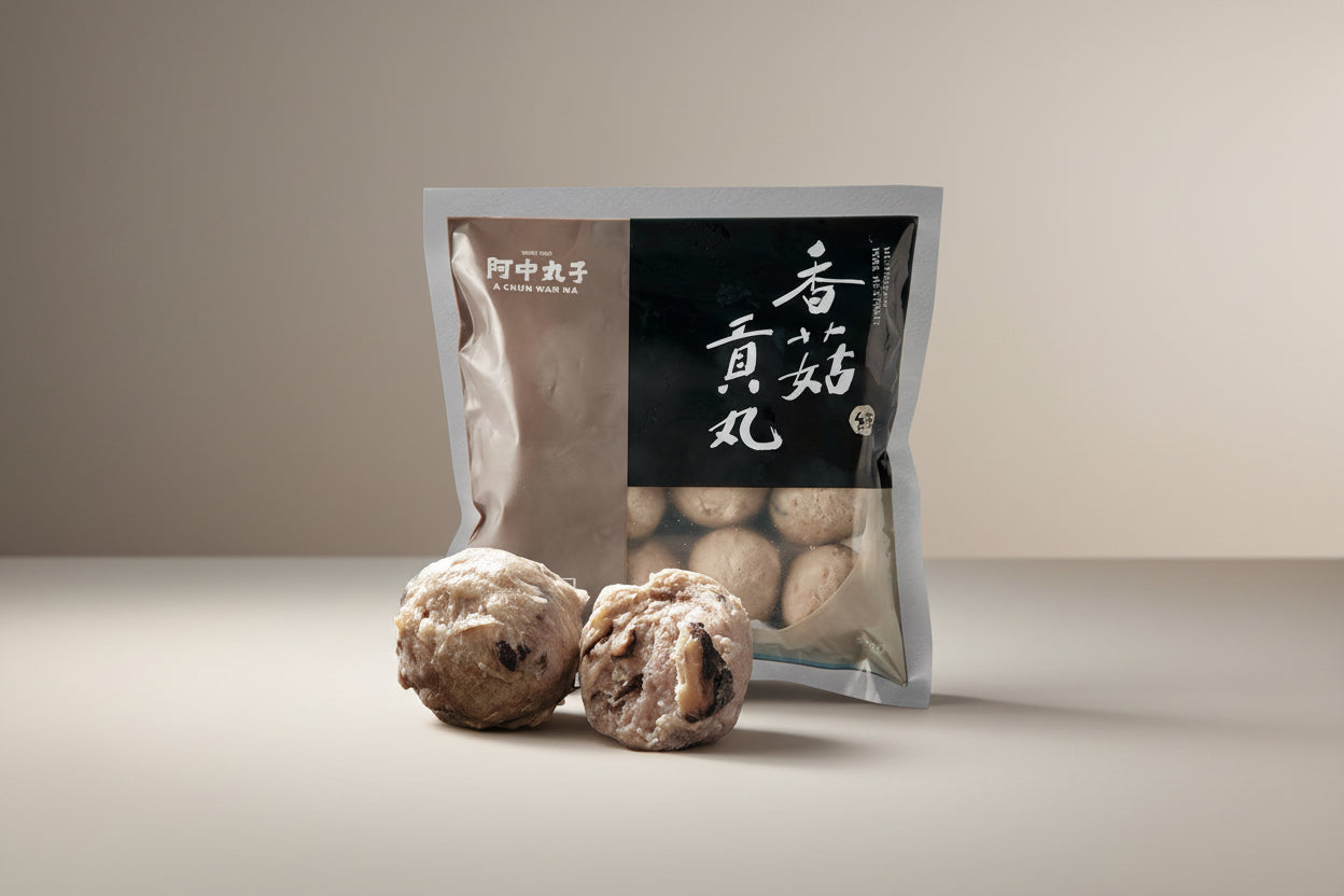 ဝက်မှိုလုံး Mushroom Pork Meatball