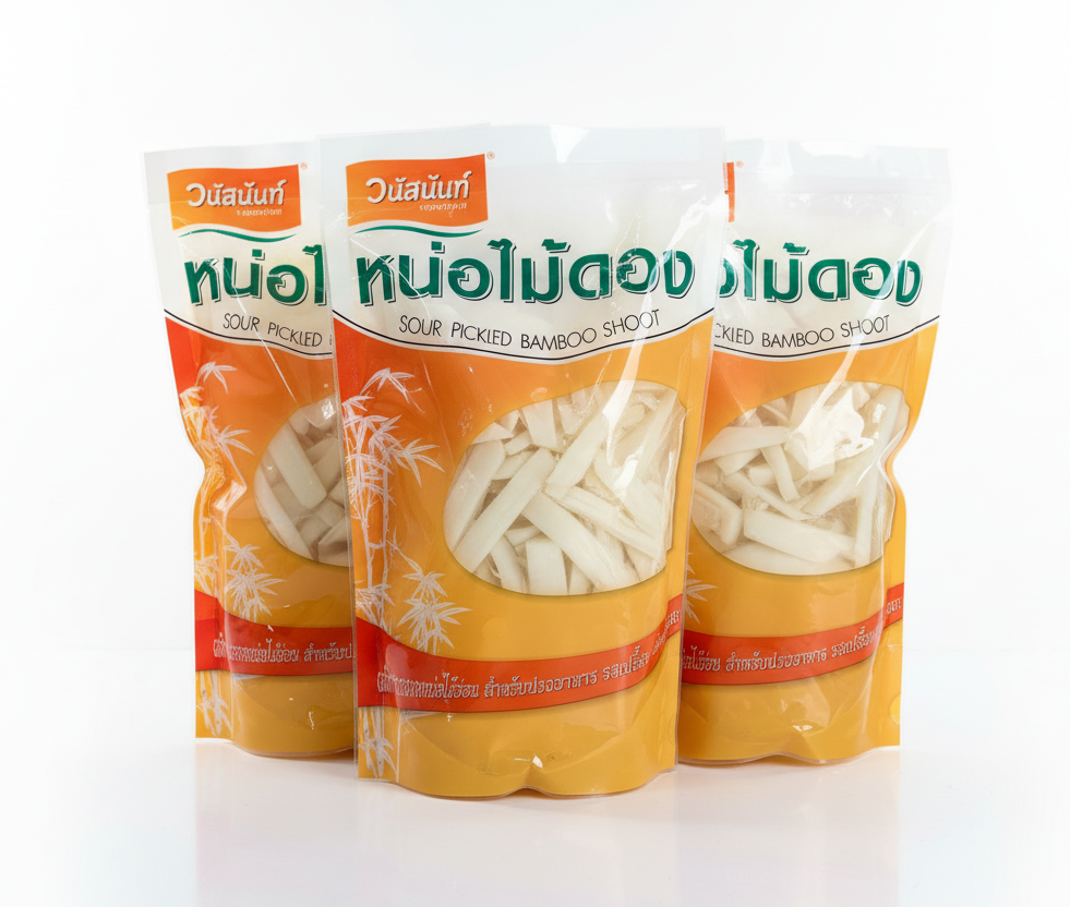 ထိုင်းမျှစ်ချဉ် Sour Pickled Bamboo Shoot