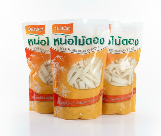 ထိုင်းမျှစ်ချဉ် Sour Pickled Bamboo Shoot
