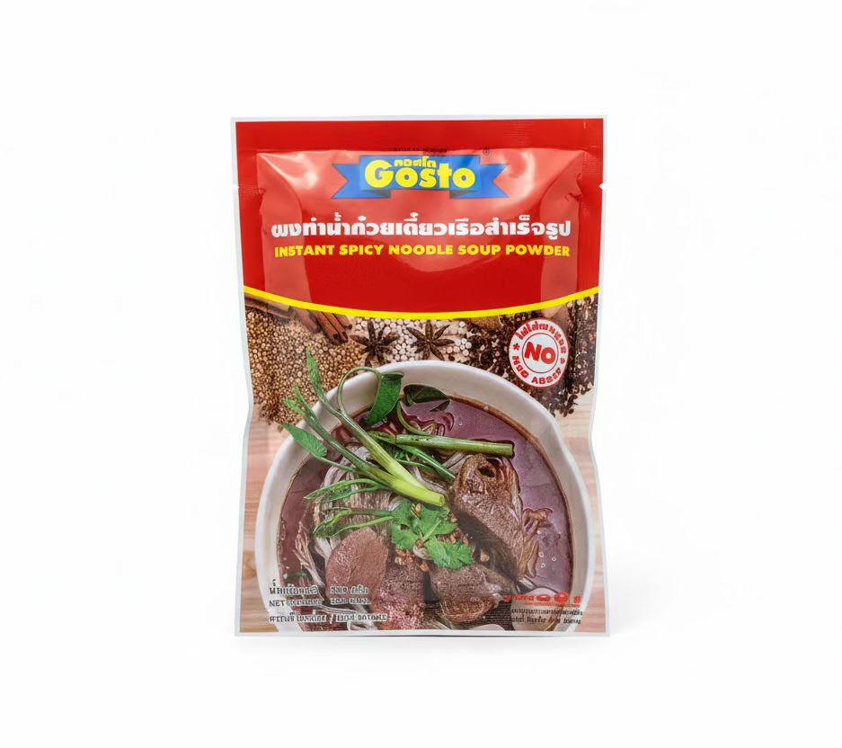 Gosto Instant Spicy Noodle Soup Powder ကွေ့တီယိုအမှုန့်