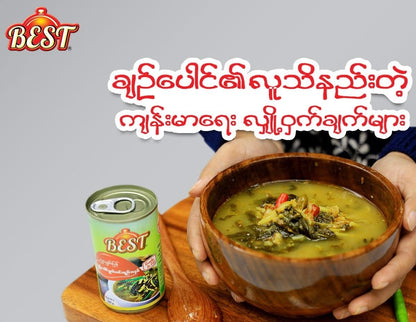 BEST လျှာဂျွမ်းပြန် ချဉ်ပေါင်ရွက်ဟင်းရည်အနှစ်