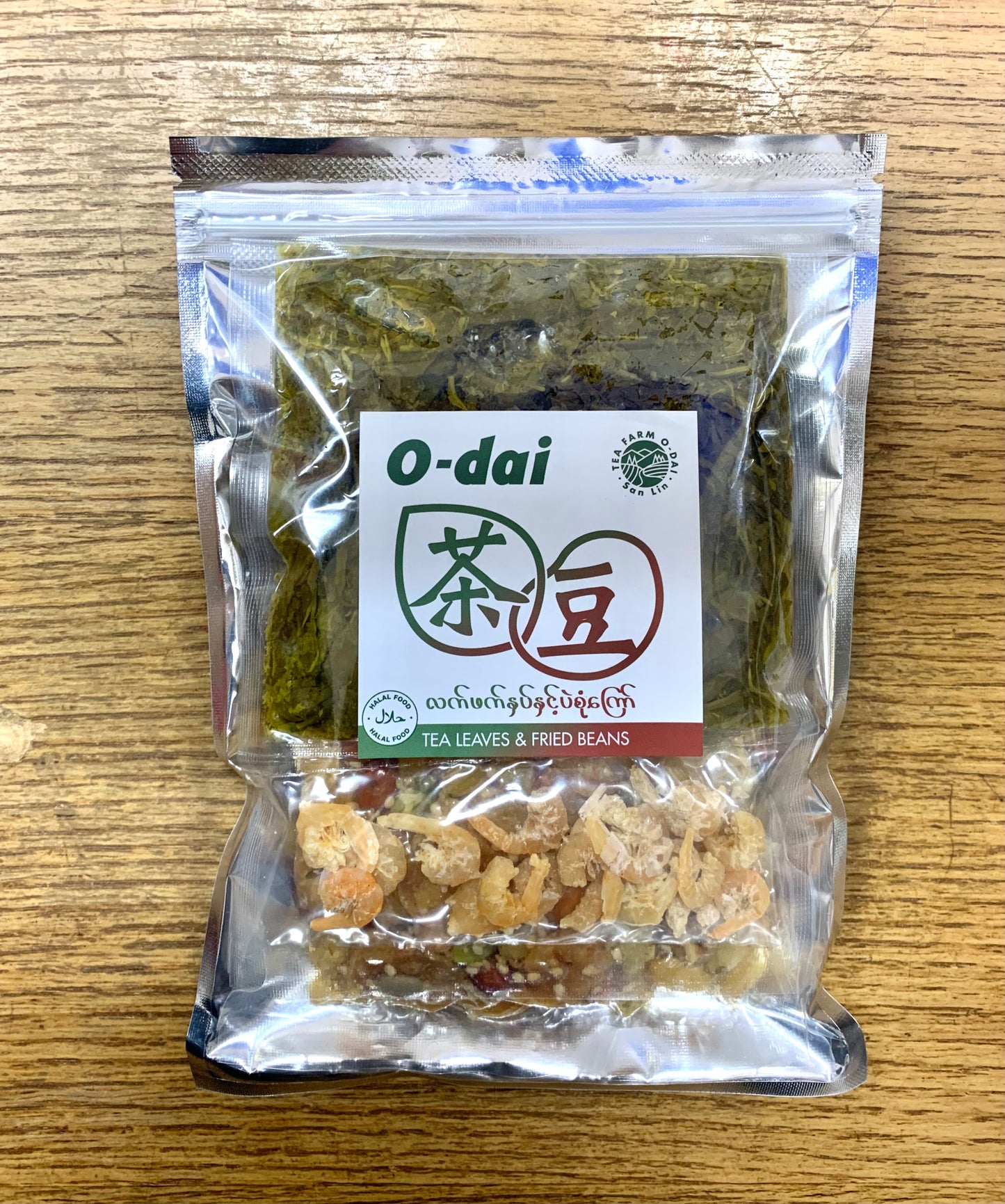 O-Dai လက်ဖက်နှင့်အကြော်စုံ (အဆိမ့်)