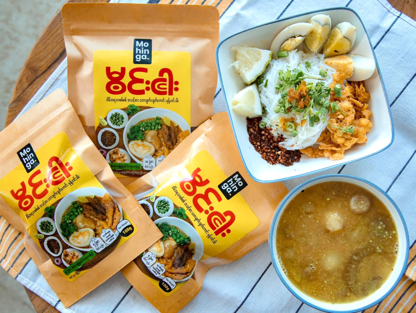 မွင်းငါး တောချက်မုန့်ဟင်းခါး ဟင်းရည်ခြောက် (100g)