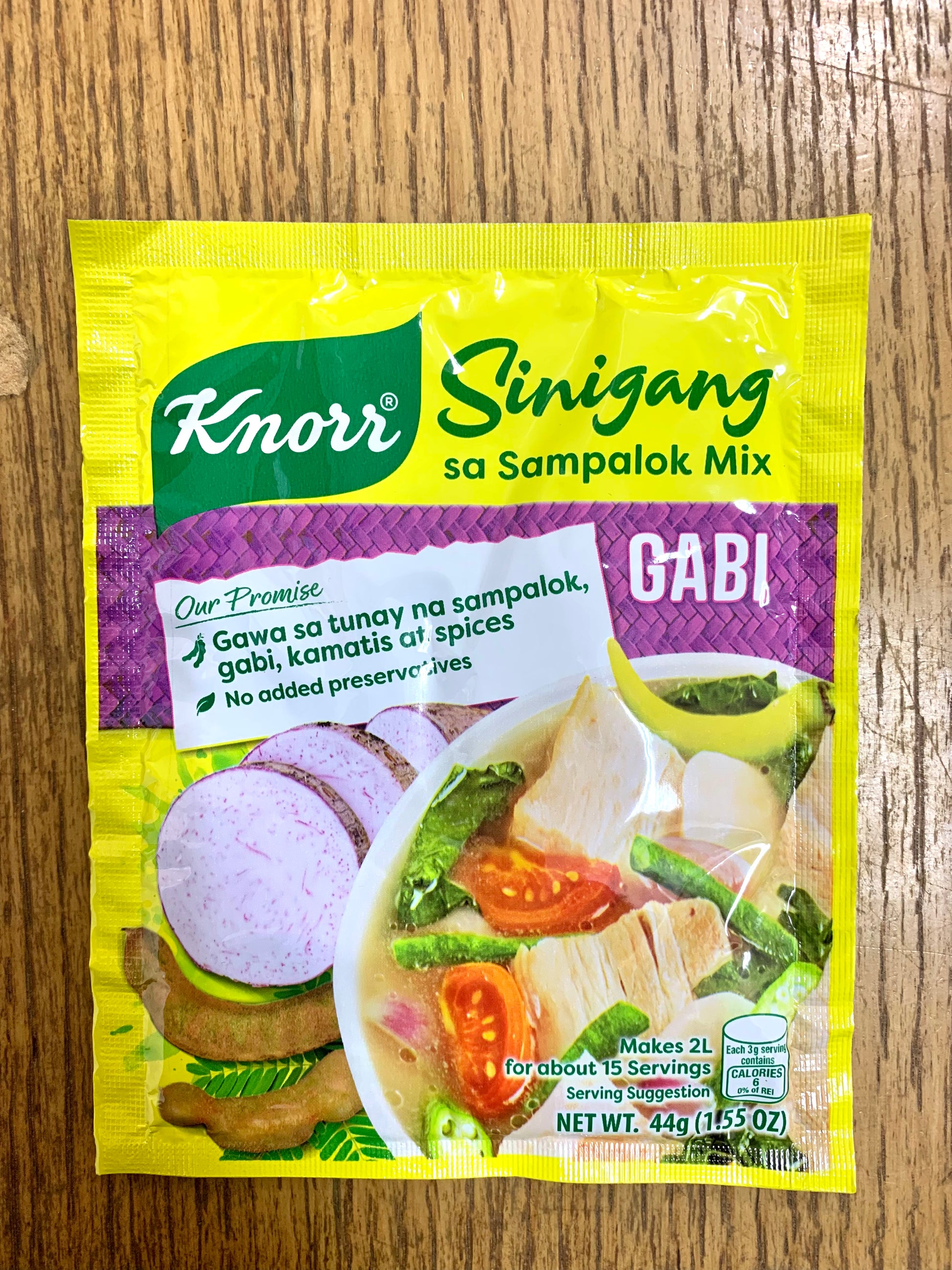 KNORR Sinigang sa Sampalok Mix Gabi (44g) – LION MART KNORR Sinigang sa Sampalok Mix Gabi (44g) – LION MART
