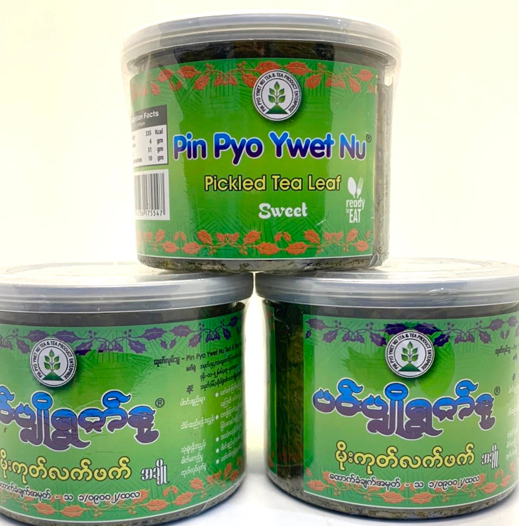 ပင်ပျိုရွက်နု မိုးကုတ်လက်ဖက် (360g)