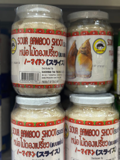 Sour Bamboo Shoot (Slice)タケノコの酢漬け（スライス）ペチャブン瓶