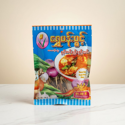 ရွှေပန်းပွင့် စွန်တန်ချဉ်ရည်ဟင်း
