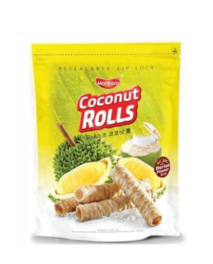 Coconut Rolls with Durian Flavour