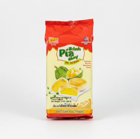 Banh Pia Chay Durian Cake (အနီ)