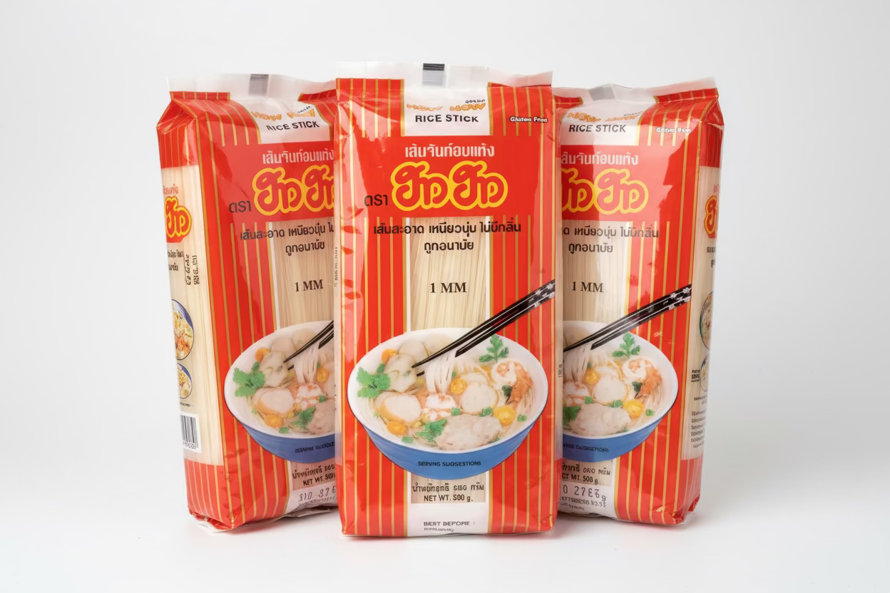 HOW HOW Rice Stick (1mm) အနီရောင် – LION MART