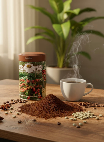 ရွှေပုစွန် Arabica Coffee (Extra Fine) သံဗူး