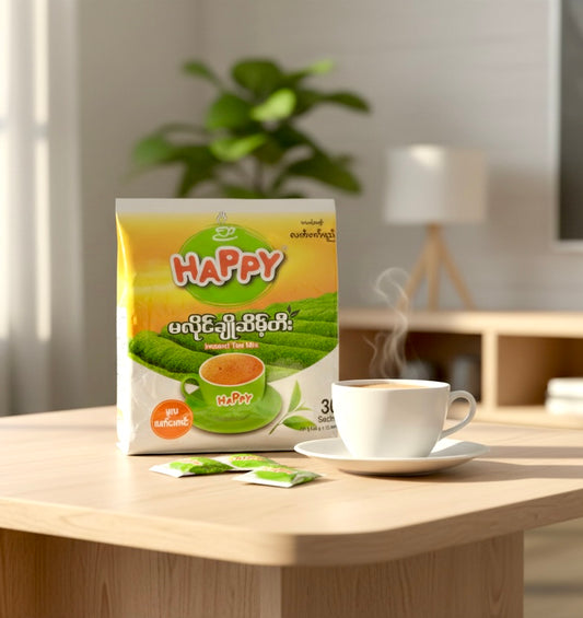 HAPPY မလိုင်ချိုဆိမ့်တီး (30 sachets)