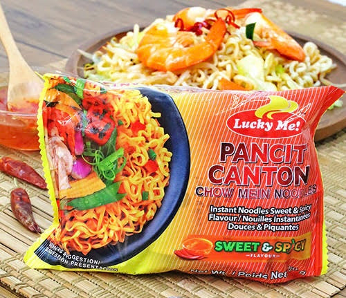 PANCIT CANTON Chow Mein Noodle Sweet & Spicy Flavour