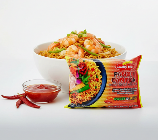 PANCIT CANTON Chow Mein Noodle Sweet & Spicy Flavour