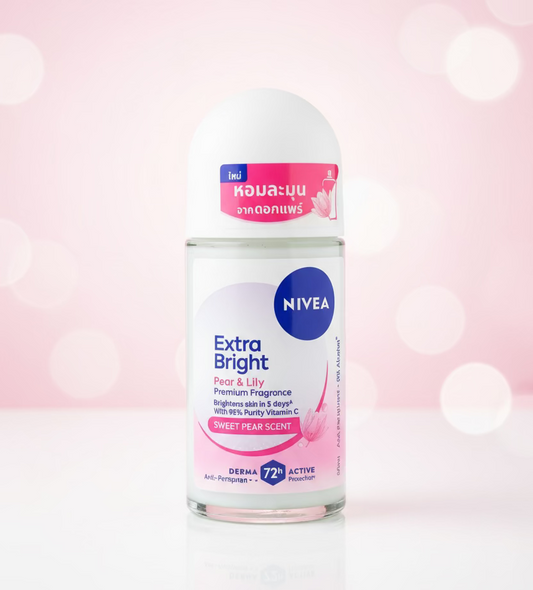 NIVEA Extra Bright Pear & Lily (SWEET PEAR SCENT) 50ml