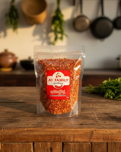 A1 Family ငရုတ်သီးအကြမ်းမှုန့် (200g)