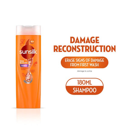 Sunsilk Shampoo Damage Reconstruction (လိမ္မော်ရောင်)