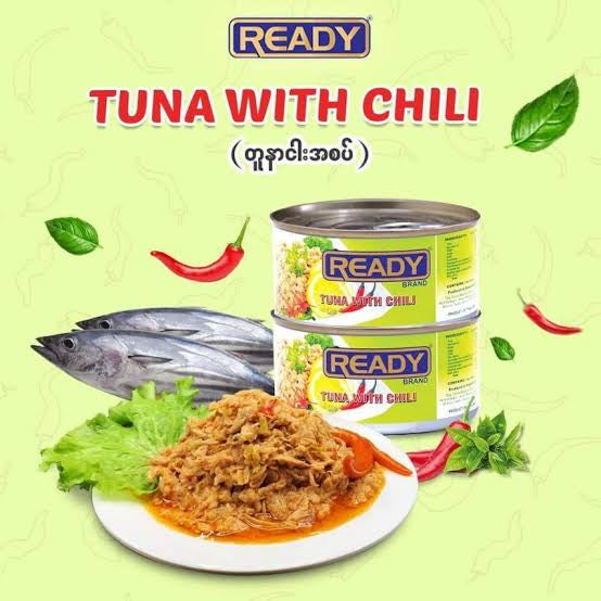 READY Tuna with Chili (တူနာငါးအစပ်)