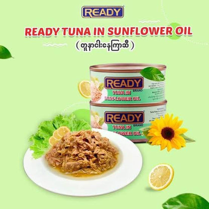 READY Tuna in Sunflower Oil (တူနာငါးနေကြာဆီ)