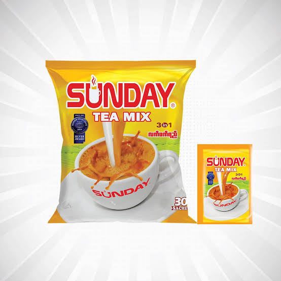 SUNDAY Tea Mix 3in1 (30 sachets)