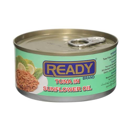 READY TUNA IN SUNFLOWER OIL )တူနာငါးနေကြာဆီ)