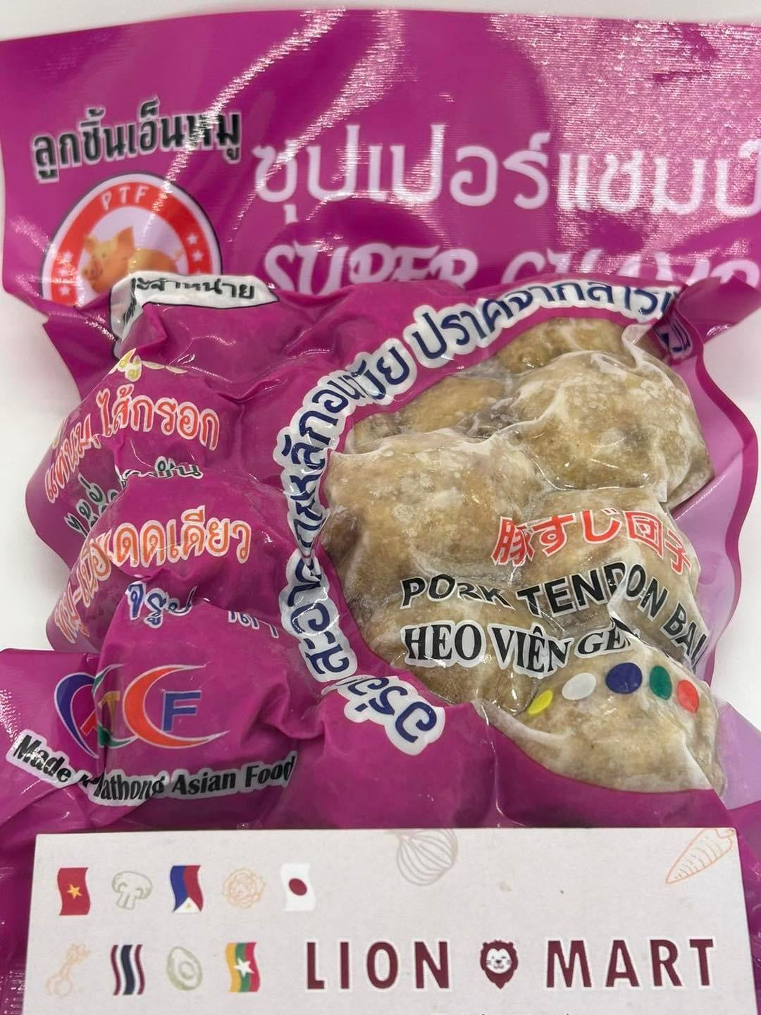 Pork Tendon Ball 500g ဝက် အကြောလုံးအထုပ်ကြီး