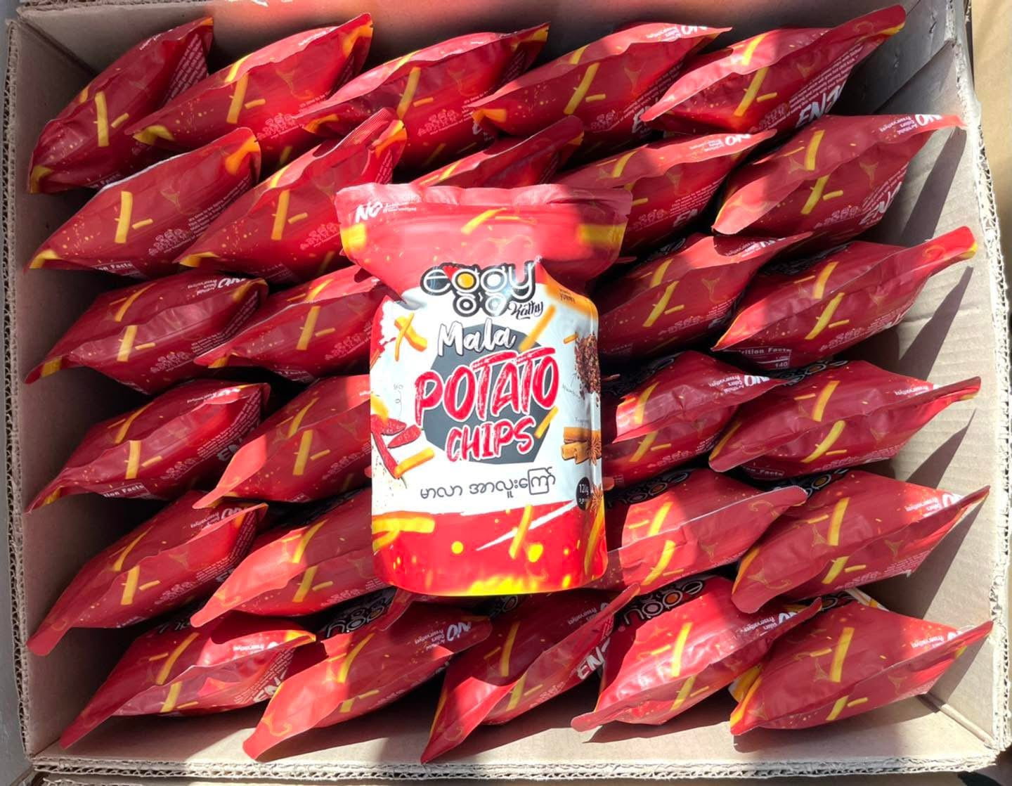 eggy မာလာ အာလူးကြော် (120g)