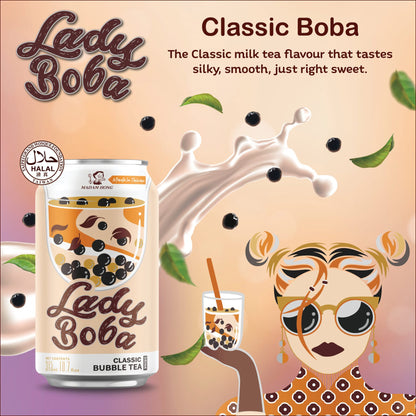 Lady Boba Classic Bubble Tea ပုလဲနို့လက်ဖက်ရည် 珍珠ミルクティー