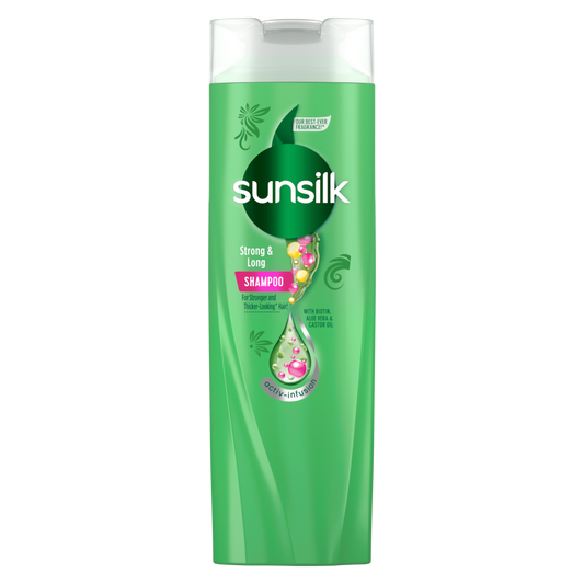 Sunsilk Shampoo Strong & Long (အစိမ်းရောင်)