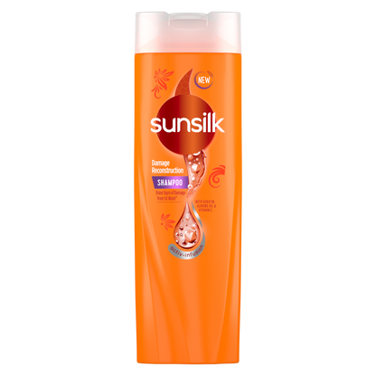 Sunsilk Shampoo Damage Reconstruction (လိမ္မော်ရောင်)