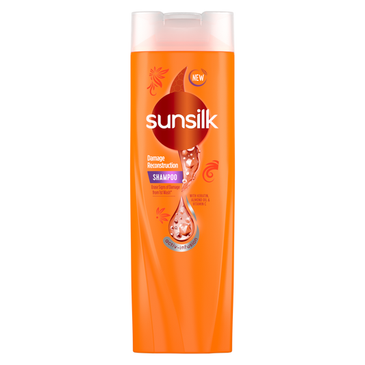 Sunsilk Shampoo Damage Reconstruction (လိမ္မော်ရောင်)