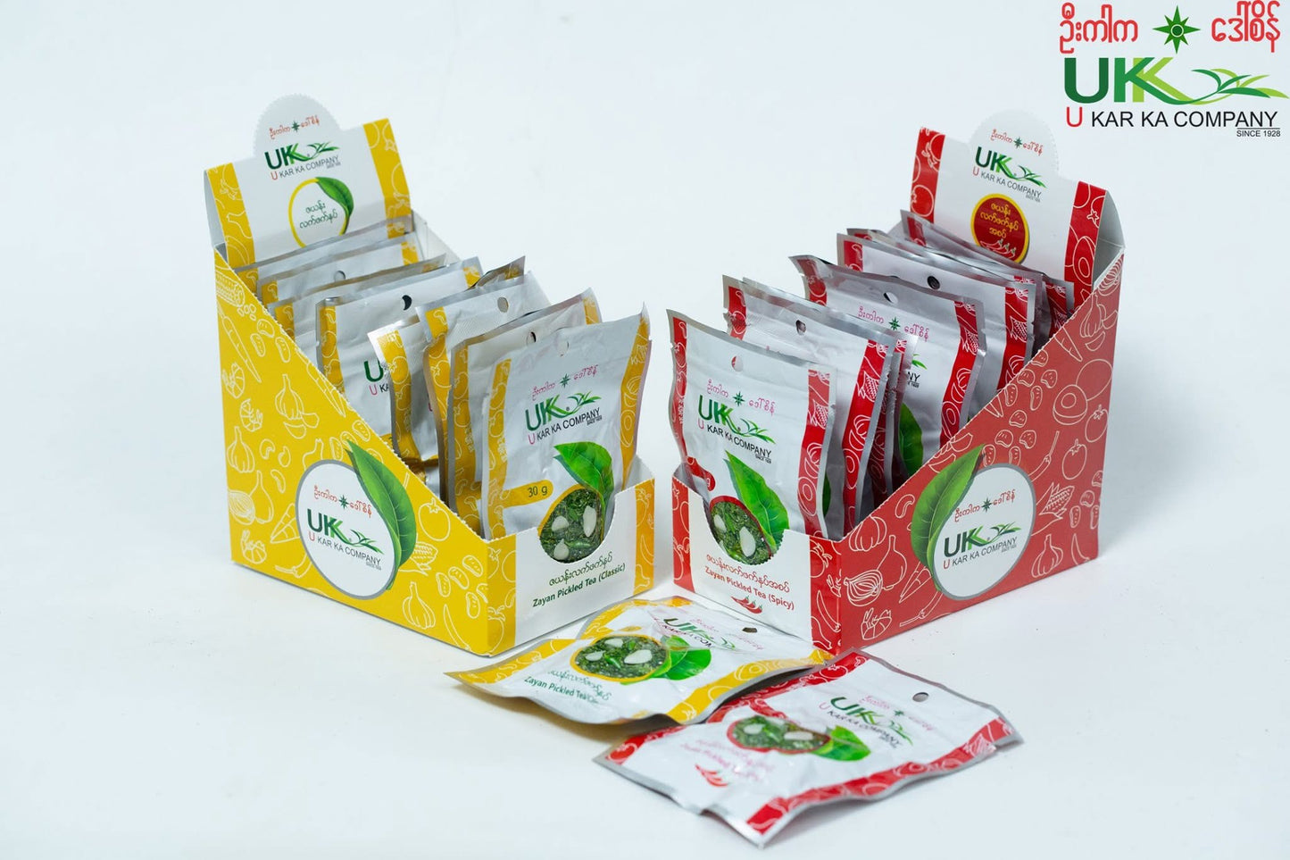 ဦးကါက ဇယန်းလက်ဖက် ချဉ်စပ် (80g)