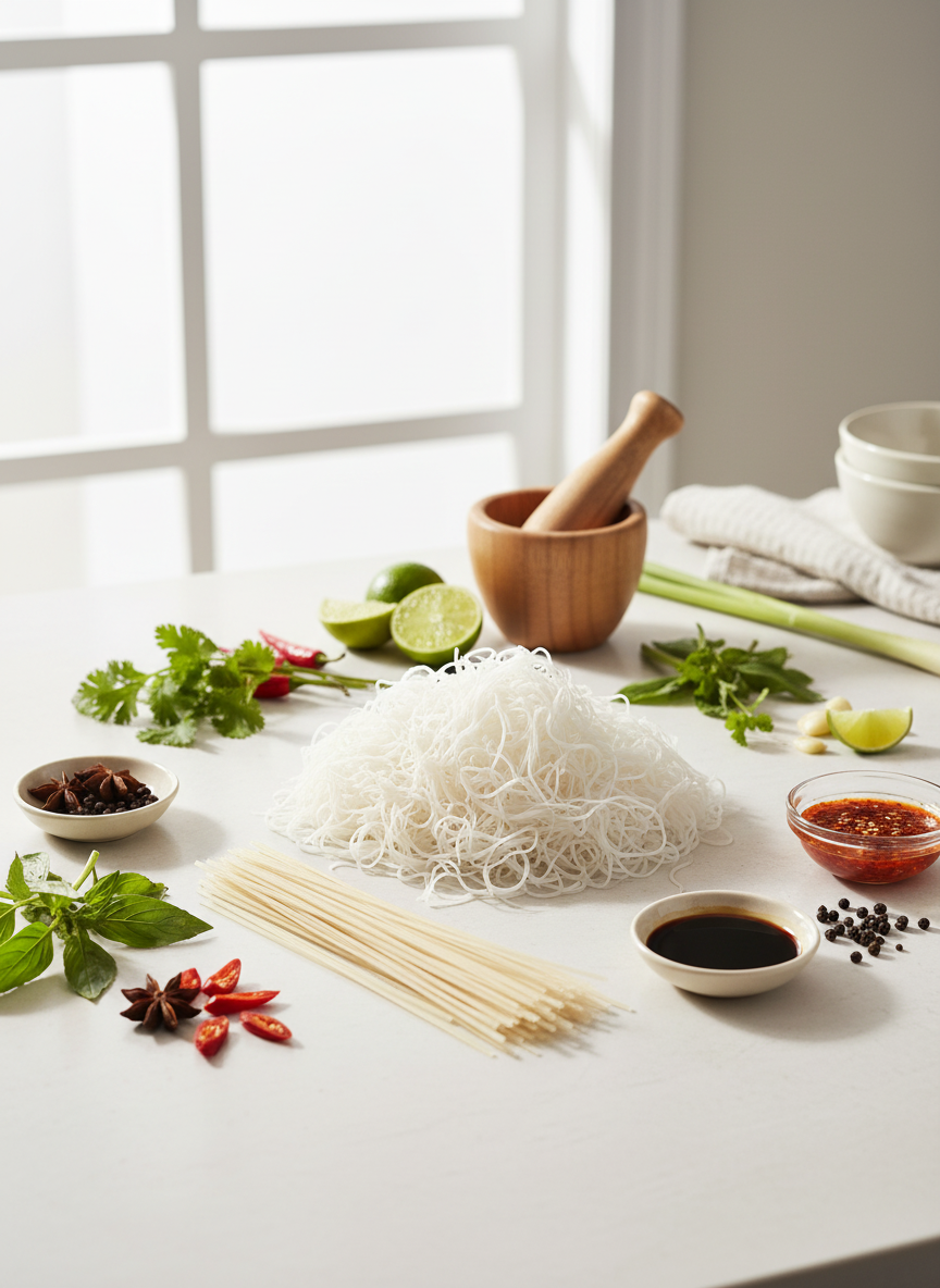 Bun Bo Hue Rice Vermicelli (300g)