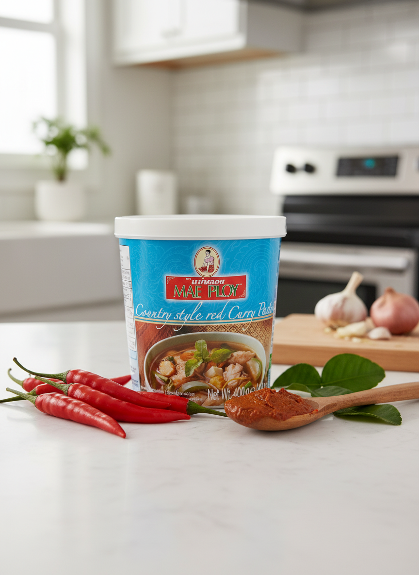 MAEPLOY Country Style Red Curry Paste ဘူး (400g)