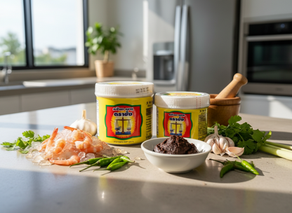 ချိန်ခွင်တံဆိပ် မျှင်ငါးပိအစိမ်း (400g) ဘူးကြီး