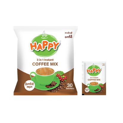 Happy Coffee Mix 3in1 (30 sachets)