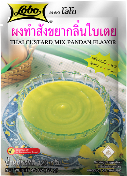 LOBO Thai Custard Mix Pandan Flavour